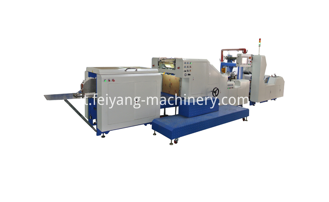 Sacchetto di carta commerciale che fa macchina Shopping Paper Bag Making Machine